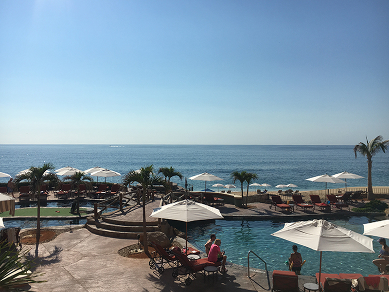 Infinity pool at Sheraton Grand Los Cabos