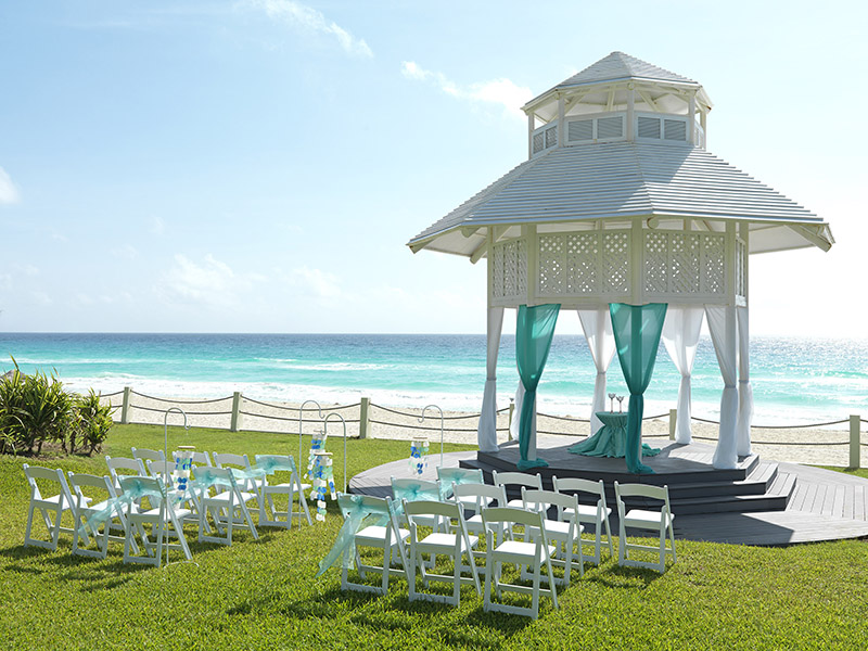 Wedding gazebo at Paradisus Cancun