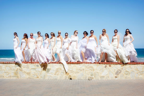 group trash the dress