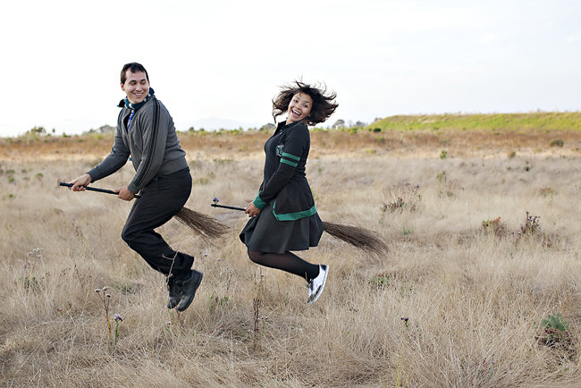 harry potter engagement photos