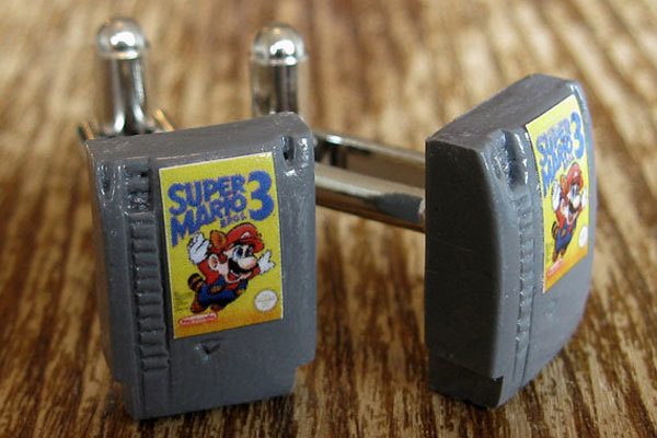 super mario bros cufflinks