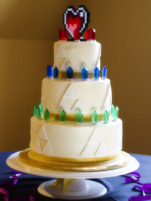 zelda wedding cake