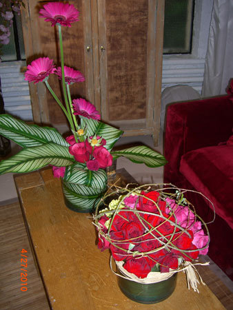 red-flowers-on-table