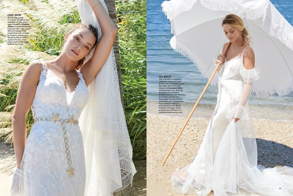 Breezy boho wedding gowns