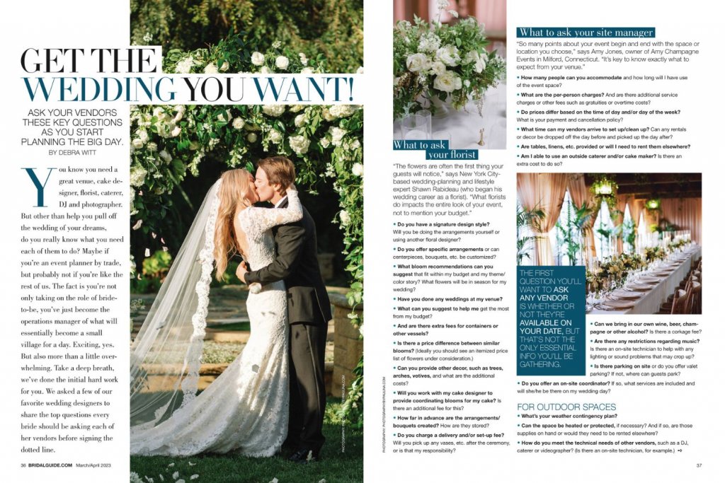 bridal guide march april 2023